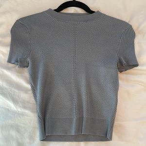 Abercrombie Elevated Ribbed Knit Tee